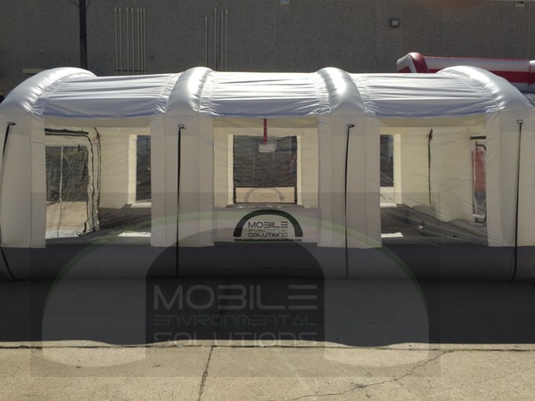 Portable Spray Paint Booth side view
