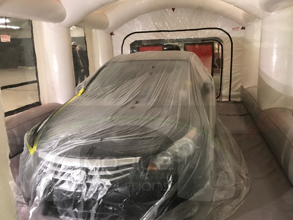 mobile auto paint booth honda
