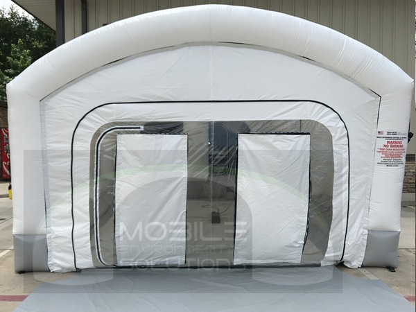 portable commercial booth frt inflated